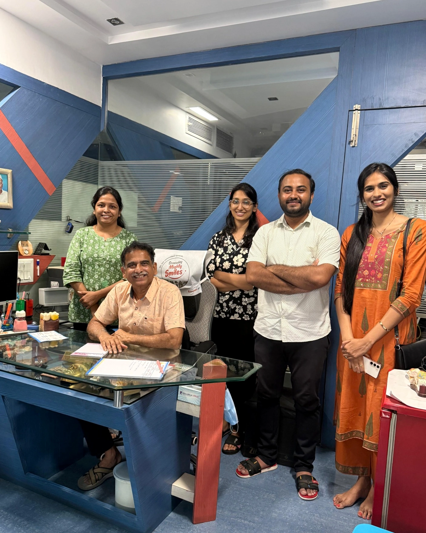 Doctors and team members at Randad Superspeciality Dental Hospital